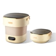 thumbnail image 3 of BeesClover Portable Washing Machine, Mini 13L Foldable Washer with 3 Cleaning Modes, Collapsible Small Compact Clothes Laundry, Foldable Mini Washer for Apartment, Camping, 3 of 7