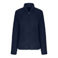 thumbnail image 4 of Pompotops Mode Femme Manches Longues Confortable Hauts Amples Poche Long Manteau Blouse Liquidation, 4 of 6