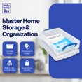 thumbnail image 2 of Really Useful Box 4L Storage Container w/ Lid & Clip Lock Handles (3 Pack), 2 of 11