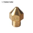 thumbnail image 2 of Langgg 3D Printer Nozzle Brass Extruder Nozzle Replacement Consumable 3D Printer Accessory, 1.75mm/1.0mm, 2 of 8