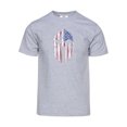 thumbnail image 1 of Gravity Trading American Gladiator Short-Sleeve T-Shirt - Heather Grey - 3X-Large, 1 of 1