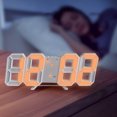 thumbnail image 5 of Aodebiao Led Digital Alarm, 3D Wall Clock Desk Auto Dimming 12/24 Hour Date Temperature Home Decor Control Silent Snooze USB Nightlight Bedroom Living Room Kitchen Office, 5 of 5
