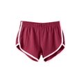 thumbnail image 1 of MAWCLOS Bas pour Femmes Taille Élastique Mini Pantalon Couture de Couleur Short Décontracté Sport Extensible Rouge Vin TG, 1 of 2