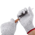 thumbnail image 2 of Gants de Sécurité de Boucherie de Cuisine Résistants aux Coups de Couteau Élastiques de Protection S 1, 2 of 10