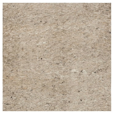 Mohawk Home 6' Square Rug Pad, 1/4" Thick Felt with Latex Rubber Gripper, Grey