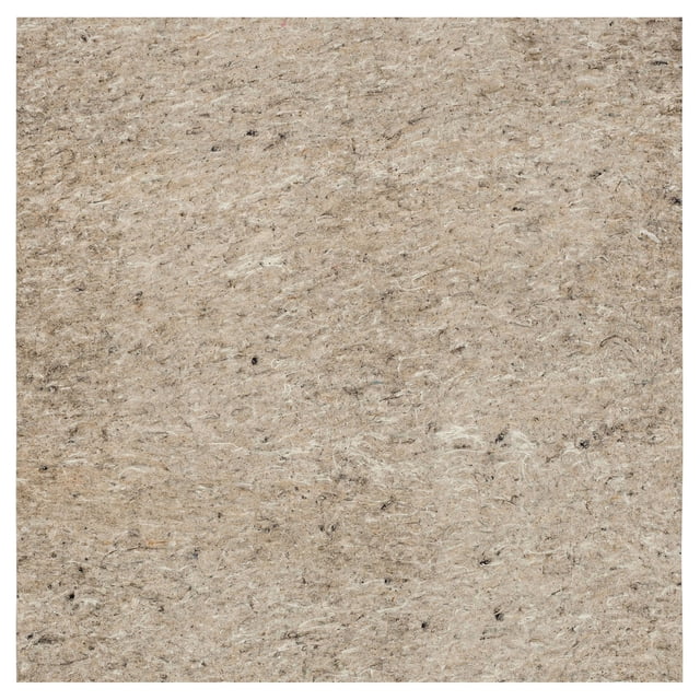 Mohawk Home 6' Square Rug Pad, 1/4" Thick Felt with Latex Rubber Gripper, Grey