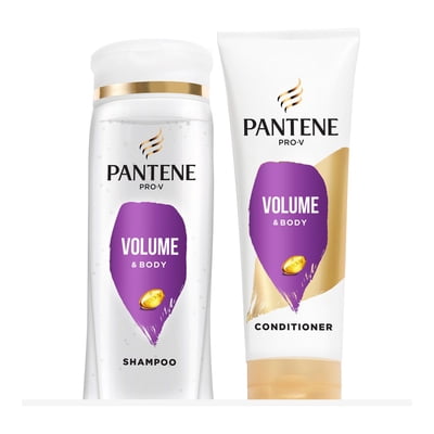 Pantene Sheer Volume 72 HR Fullness Shampoo & Conditioner DUAL PACK, 355mL + 308mL