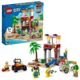 thumbnail image 1 of LEGO City Le poste de secours de la plage 60328 Ensemble de construction (211 pièces), 1 of 6