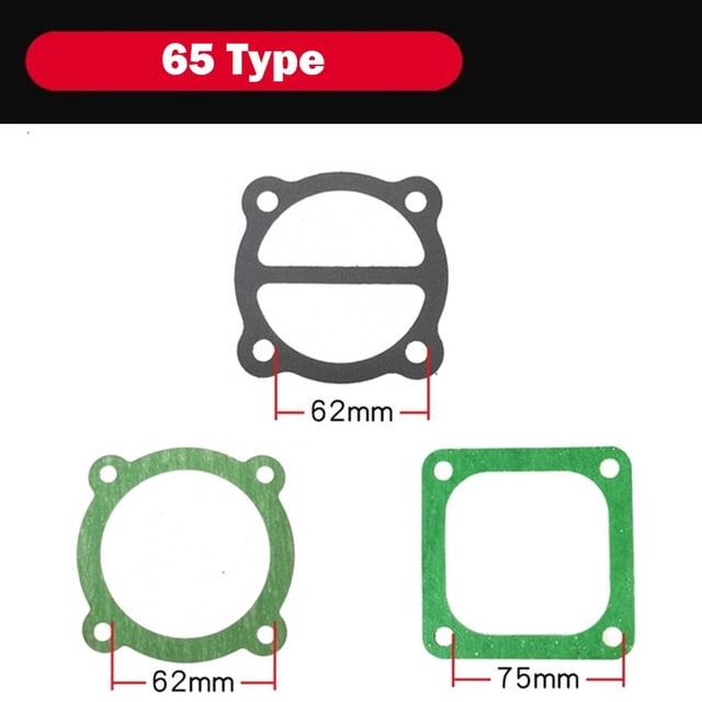 3 in 1 Air Compressor Cylinder Head Base Valve Plate Gaskets Washers 51 65 80 90