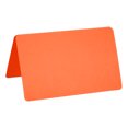 thumbnail image 1 of Unique Bargains Blank Greeting Cards,100pack Favor Decor Foldable Blank Card ,Orange Card Paper, 1 of 5