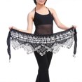 thumbnail image 4 of Belly Dance Waist Chain Black Silver, 4 of 9