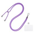 thumbnail image 1 of Unique Bargains Phone Lanyard, Adjustable Neck Lanyard with Transparent Lanyard Patch, Deep Purple, 1 Count, 1 of 5