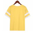 thumbnail image 4 of Chandails à Manches Courtes pour Femmes T-Shirts Surdimensionnés pour Femmes T-Shirts Amples Demi-Manches Col Rond Hauts Color Block Tuniques T-Shirts Surdimensionnés pour Femmes Hauts à Demi-Manches pour Femmes, 4 of 6