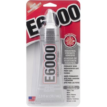 Eclectic E6000 Adhésif 2 Oz Cartonné Transparent