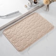 thumbnail image 3 of Yhmxh Bathroom Rugs 1pc Memory Foam Bath Rug Embossed Bathroom Mat Water Absorbent And Washable Bath Rugs, Non-Slip, Thick, Soft And Comfortable Carpet For Show Living Room Rug Bath Mat, 3 of 5