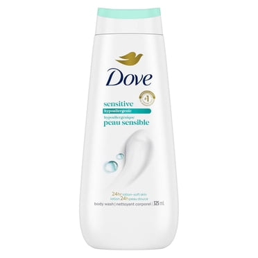 Dove Body Wash for 24H Lotion-Soft Skin Hypoallergenic Sensitive, 325 ml