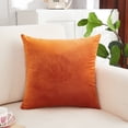 thumbnail image 4 of Birdeem Premium Velvet Pillow Cover, Soft and Smooth Cushion Cover, Decorative for Sofa, Chair, or Bed, 18x18 Inches Size with Hidden Zipper for Easy Use, 4 of 8