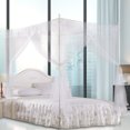 thumbnail image 1 of Filet de Polyester Violet de Style Princesse, Auvent de Lit, Femme Fille pour la Chambre à Coucher, 1 of 8