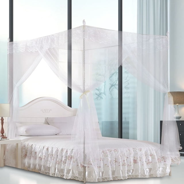 Filet de Polyester Violet de Style Princesse, Auvent de Lit, Femme Fille pour la Chambre à Coucher