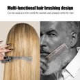 thumbnail image 4 of Gentleman Shape Stainless Steel Portable Pocket Beard Shaving Comb Mustache Hair, 4 of 8