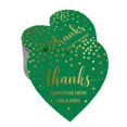 thumbnail image 1 of Inkdotpot Real Gold Foil Thanks From The New Wedding Tags Favor Hang Paper Tags 100 Pieces, 1 of 6