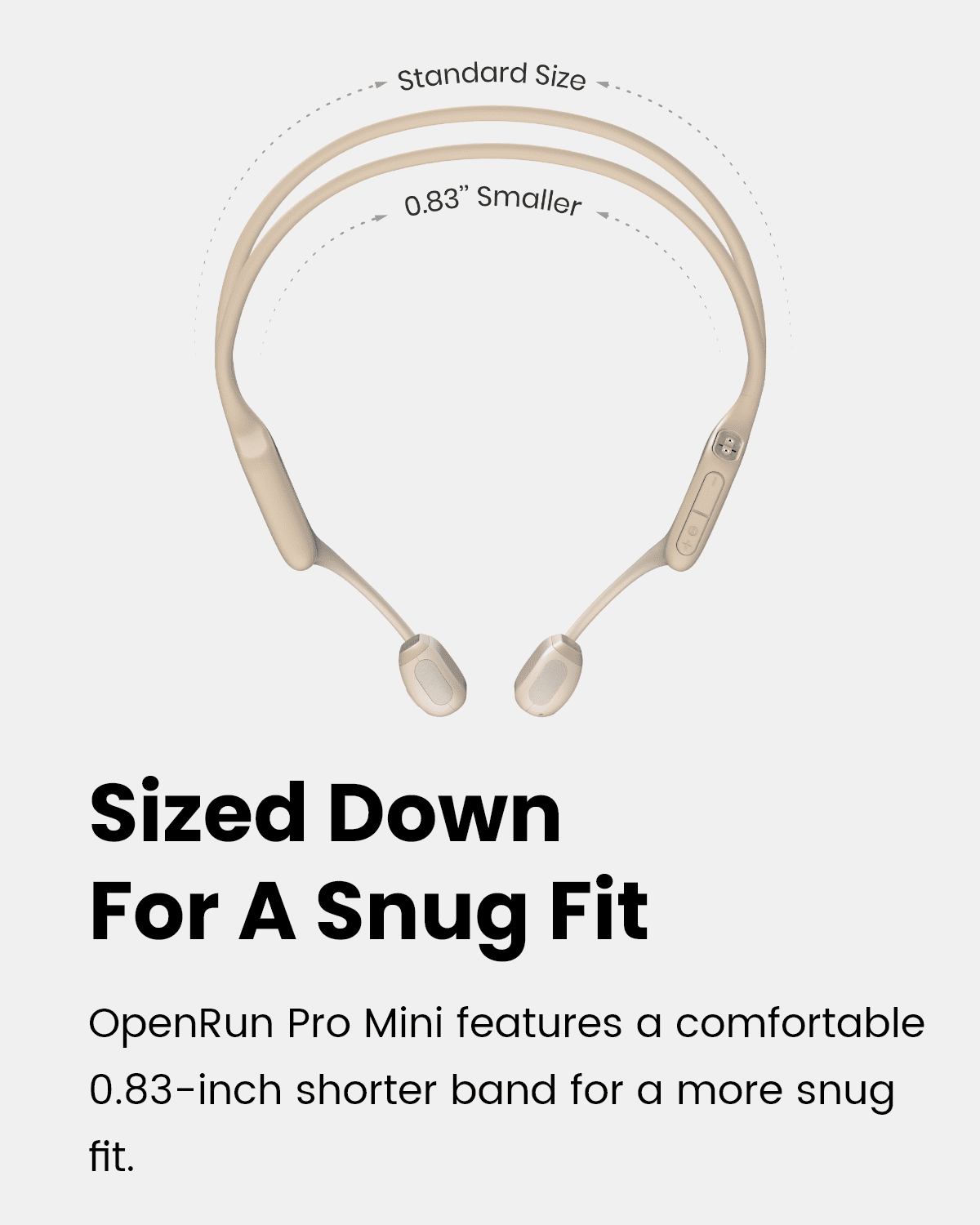 SHOKZ OPENRUN MINI Beige 【公式通販】