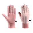 thumbnail image 1 of Transemion Non-displacement Cycling Gloves Warm And Waterproof Suitable For Winter Outdoor Activities pink, 1 of 6