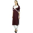 thumbnail image 2 of Phagun Tunique pour Femmes en Coton Kurti Indienne de Designer Kurta Droite, 2 of 8