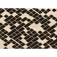 thumbnail image 1 of Ahgly Company Tapis d'Intérieur Rectangulaire Transitionnel Beige Clair Brun Lavable à la Machine, 7 Pieds x 9 Pieds, 1 of 7