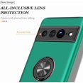 thumbnail image 2 of KOMI Pixel 7 Case, Google Pixel 7 Case with HD Screen Protector, Shockproof Google Pixel 7 Phone Case with 360° Magnetic Ring Holder Kickstand Phone Case for Google Pixel 7 Green, 2 of 5