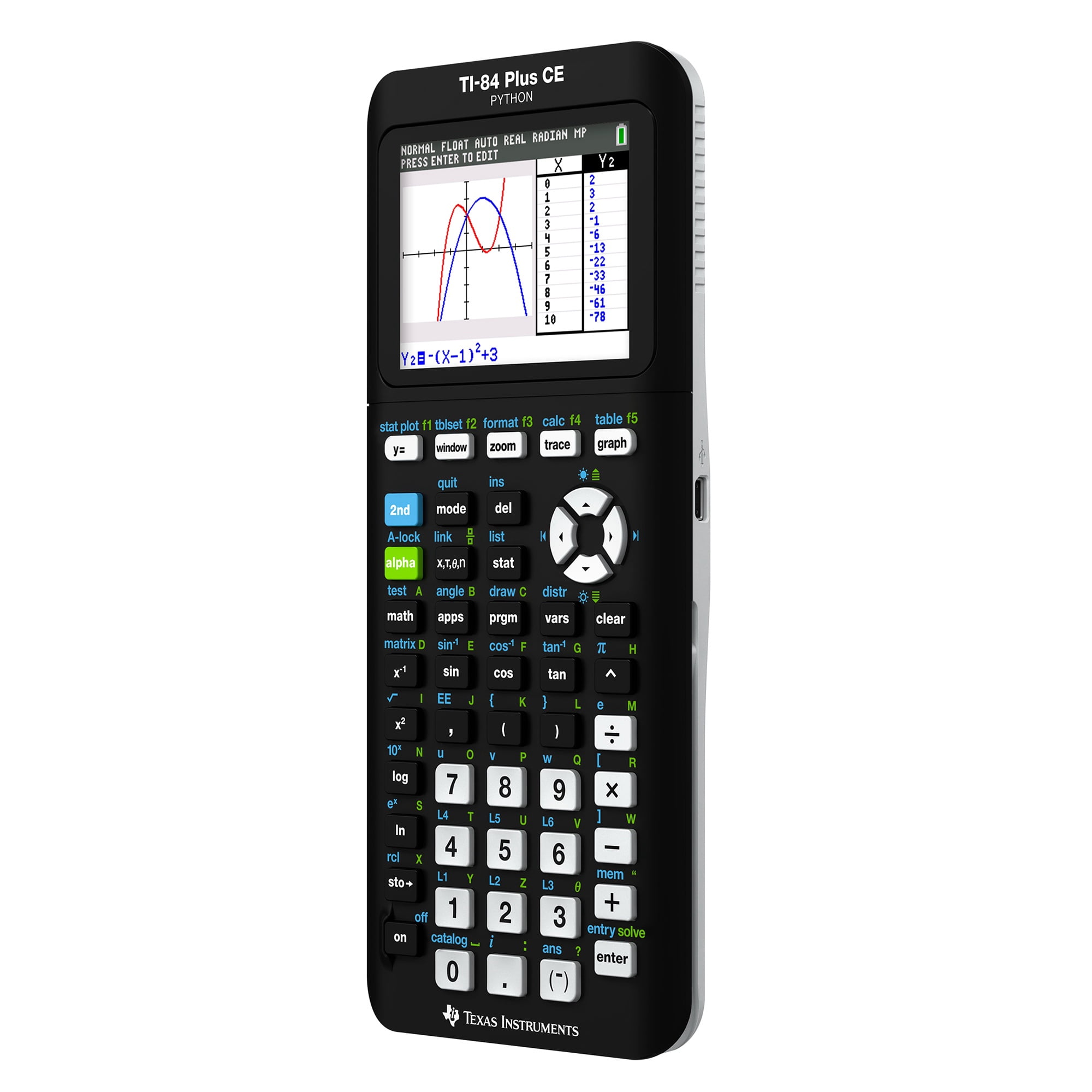 その他 Texas Instruments TI-84 Plus CE Texas Instruments TI-84 Plus CE Graphing Calculator, Black