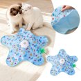 thumbnail image 2 of Jouet Interactif Cache-Cache pour Chat avec Baguette Automatique Mobile pour Exercice Intérieur et Housse Florale Couineuse, 2 of 7