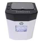 HP AF809 80-Sheet Autofeed Micro-Cut Paper Shredder, White