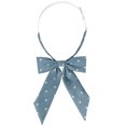 thumbnail image 1 of INSPIRE CHIC Women's Polka Dots Ties Elastic Adjustable Neck Pre-Tied Ribbon Bow Tie Uniform Cosplay Blue One Size, 1 of 6