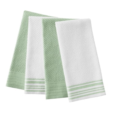 Mainstays 4-Pack 16"x26" Woven Kitchen Towel Set, Red Sedona