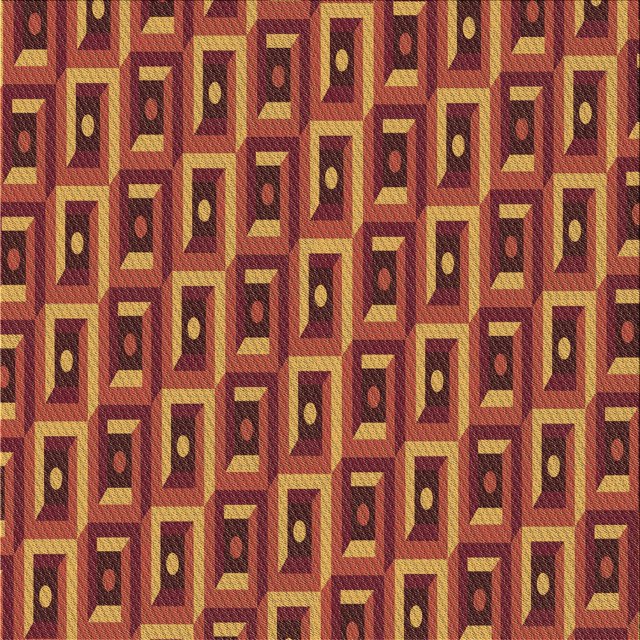 Ahgly Company Tapis d'Intérieur Lavable à la Machine, Carré, Transitionnel, Orange, Tapis de Zone, 6 Pieds Carré