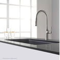thumbnail image 4 of Kraus 31 Inch Rectangle Corner Undermount Single Bowl Black Onyx Kitchen Sink, 4 of 5