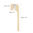 thumbnail image 2 of Uxcell Pinceau 2 Pcs 1 Pouce Laine Douce Variété Pinceaux Inclinés Radiateur Pinceau Blanc, 2 of 6