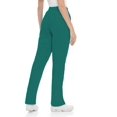thumbnail image 2 of Landau Essentials Women's Relaxed Fit Scrub Pants, Black, 1 Count, 2 of 7