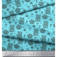 thumbnail image 2 of Soimoi Modal Satin Fabric Stripe & Paisley Print Fabric by Yard 42 Inch Wide, 2 of 3