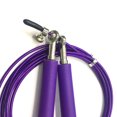 thumbnail image 2 of Corde en Fil pour Saut Rapide Intérieur Extérieur, Corde en Fil pour Saut, Perte de Poids, Exercice, Gym à la Maison, Outil d'Entraînement, Violet, 2 of 9