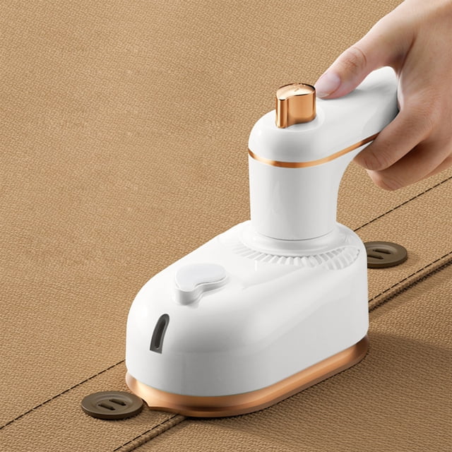 Portable Foldable Steam Iron 2-in-1 1000W Fast Heating In Seconds Mini For Clothes Wrinkle Removal Travel Size Home Hotel Business Trips Compact
