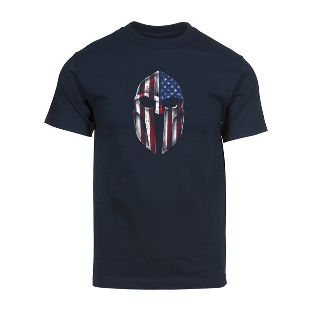 Gravity Trading American Gladiator Short-Sleeve T-Shirt - Navy - 2X-Large
