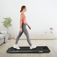 thumbnail image 4 of Pemberly Row 2.25HP 2 in 1 Green Plastic Folding Treadmill with Remote Control, 4 of 12