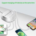 thumbnail image 2 of USB Charger PD 20W QC 3.0 4 Ports Quick Charge Hub Charger for Mobile Phone, 2 of 10