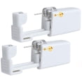 thumbnail image 1 of GFDYREE 2 Pcs Pistolet de Perçage d'Oreille Automatique Jetable Kit de Pistolet de Perçage d'Oreille Automatique Kit de Pistolet de Perçage d'Oreille de Sécurité Outil - 3mm Or, 1 of 6