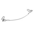 thumbnail image 1 of Trailer Safety Chain, Portable Rugged  Simple Use Trailer Safety Hook Chain 70cm  for Trailer, 1 of 7