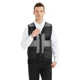 thumbnail image 1 of TOPTIE Adult Mesh Vest Zipper Supermarket Team Volunteer Multi-pocket Uniform Vest, 1 of 6