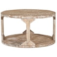 thumbnail image 3 of Rustic Modern Solid Wood Coffee Table in Distressed Natural, 3 of 7