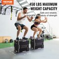 thumbnail image 2 of VEVOR 3 in 1 Plyometric Jump Box, 16/14/12 Inch Wooden Plyo Box, Platform & Jumping Agility Box, Anti-Slip Fitness Exercise Step Up Box, 2 of 9